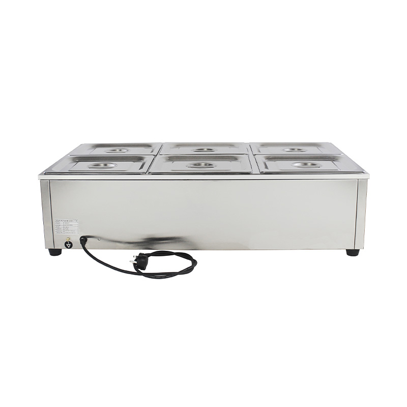 Máquina elétrica comercial de aço inoxidável de Bain Marie com aquecedor de imersão